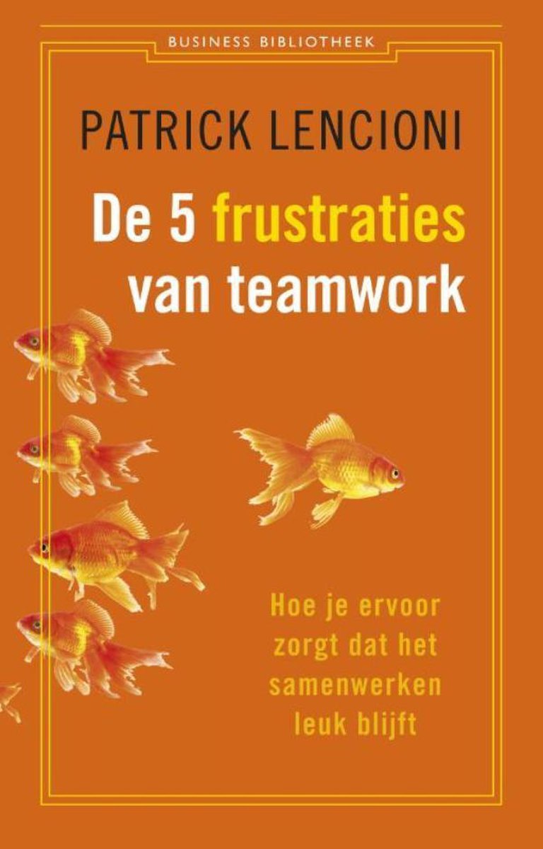 Omslag van De 5 frustraties van teamwork