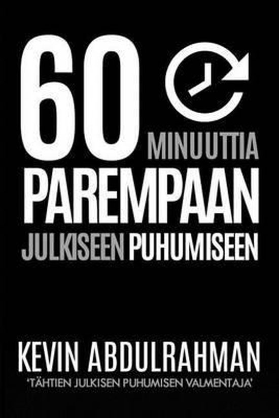 60 Minutes To Better Public Speaking - cover