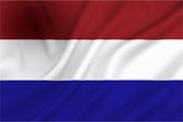 NR 102: Nederlandse vlag Nederland 100x150 cm! Vlag Nederland 100x150cm, voor gevelstok of vlaggenmast 5 meter! Premium kwaliteit!