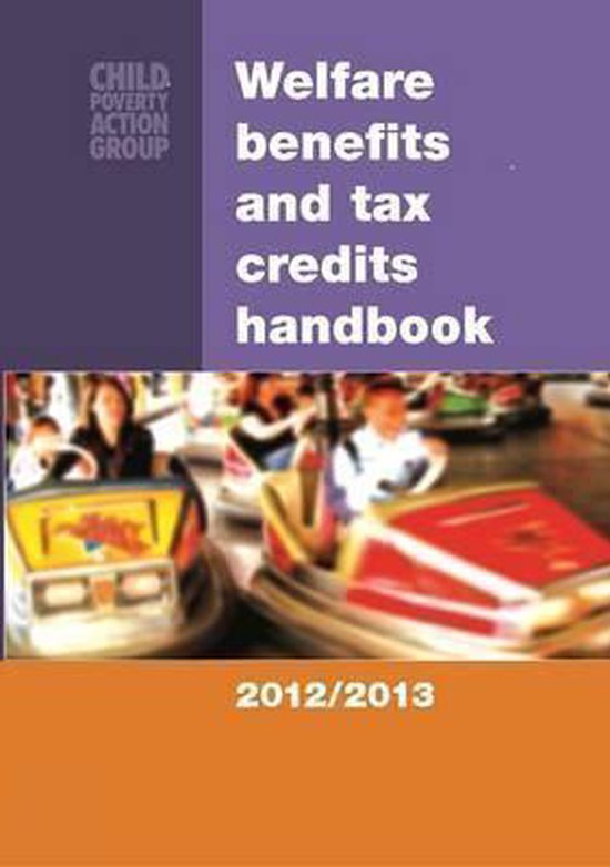 Welfare Benefits and Tax Credits Handbook 9781906076627 Cpag