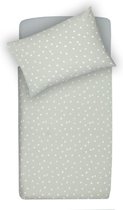 Overtrek en sloop Little Lemonade 100x140cm Dots grey