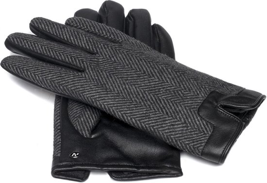 Napogloves Gevoerde handschoenen Heren Touchscreen handschoenen Zwart |  bol.com