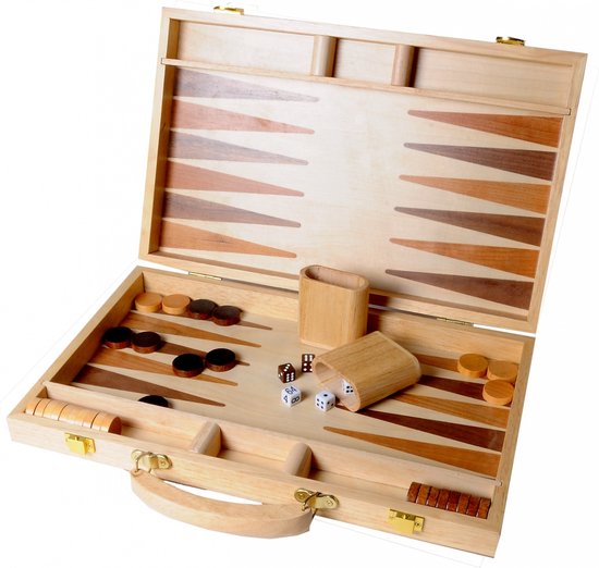 Boek: Longfield Games Backgammon 15 Inch - Ingelegd Hout, geschreven door Engelhart