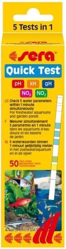 Haiku Werkwijze converteerbaar Sera Quick testset 50 stuks - Watertest - Water test strips | bol.com