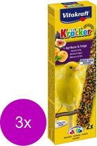 Vitakraft Kanarie Kracker 2 stuks - Vogelsnack - 3 x Fruit