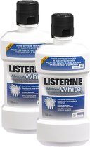 Bol.com Listerine Mondwater Advanced White 2 x 500 ml aanbieding