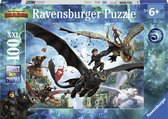 Ravensburger puzzel Dragons 3 The hidden world - Legpuzzel - 100 stukjes