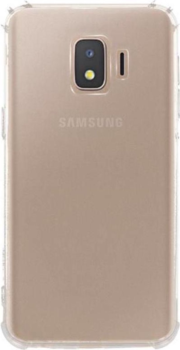 Schokbestendig transparant TPU hoesje - Geschikt voor Samsung Galaxy J2 Core