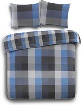 Day Dream Phil - Flanel - Dekbedovertrek - Lits-jumeaux - 240x200/220 cm + 2 kussenslopen 60x70 cm - Blauw