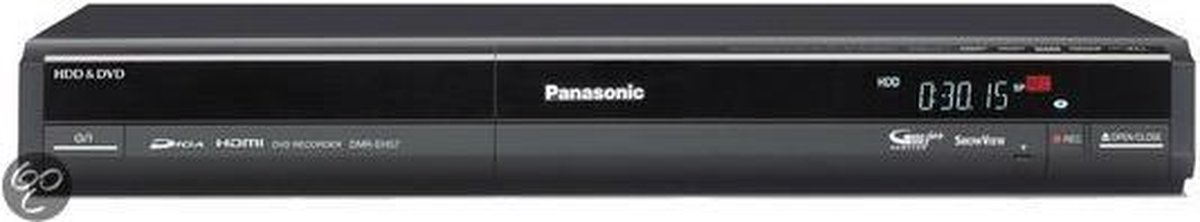 Panasonic DMR-EH57 - DVD & HDD recorder 160GB - zwart (demo model) | bol.com