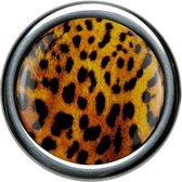 Tassenhanger Tassenhaak ONI Animal Print Cheetah in mooi organza zakje