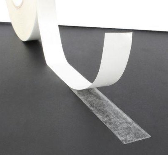 Raad Bezighouden bijstand Rol dubbelzijdige Tissue tape - Dubbelzijdige Plakband - Foam - Creatief -  Dun - 10m x... | bol.com