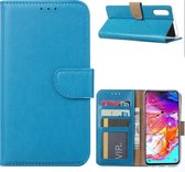 Boekmodel Hoesje Samsung Galaxy A70 - Turquoise