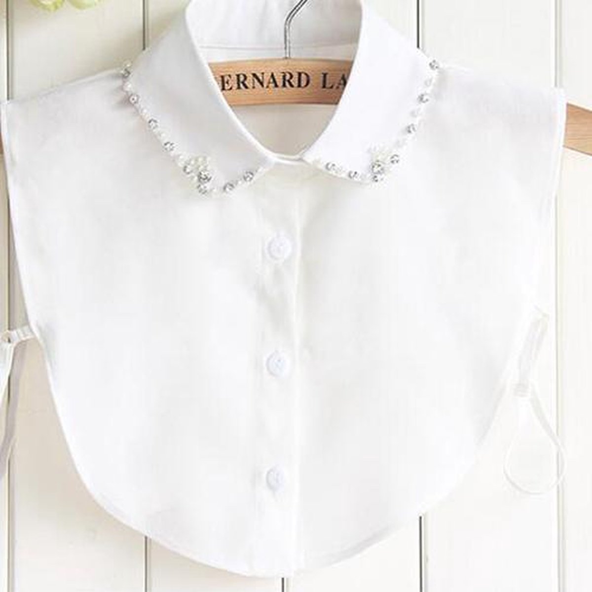 Diamond Blouse Kraagje Model 1 Wit Losse kraagjes voor onder