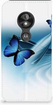 Motorola Moto E5 Play Uniek Standcase Hoesje Vlinders