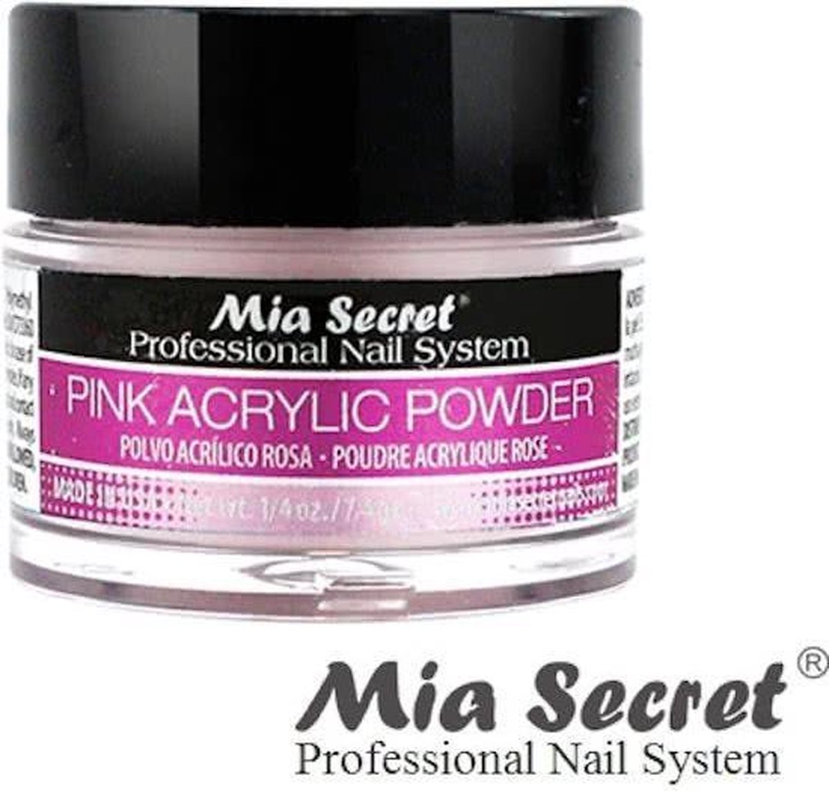 drempel voordat Drastisch Poudre acrylique Mia Secret - Rose - 7,5 ml | bol.com