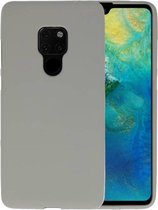 Bestcases Color Telefoonhoesje - Backcover Hoesje - Siliconen Case Back Cover voor Huawei Mate 20 - Grijs