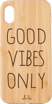 Bamboe telefoonhoesje Good Vibes - Craft Case - Iphone X