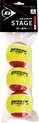 Dunlop Stage 3 Tennisballen - geel/rood - 3 stuks