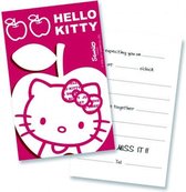 Sanrio - Uitnodigingskaarten - Hello Kitty - 6st.