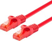 LOGON TCU66U0015R netwerkkabel 0,15 m Cat6 U/UTP (UTP) Rood