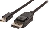 Valueline - Mini DisplayPort - DisplayPort Kabel - 2 m - Zwart