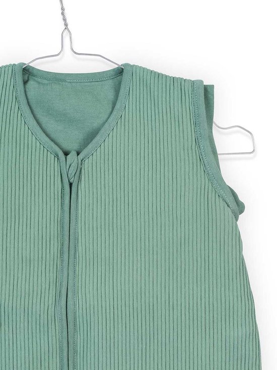 Jollein Rib Padded Babyslaapzak met afritsbare mouw - 110cm - forest green