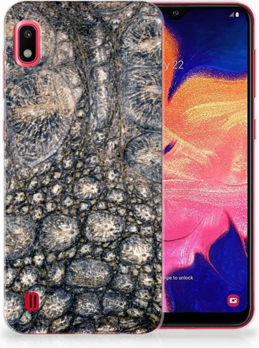 Samsung Galaxy A10 TPU Hoesje Krokodillenprint