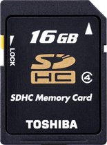 Toshiba 16GB SDHC flashgeheugen Klasse 4