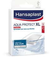 Hansaplast Waterdicht Pleisters Antibacterieel Zilver XL Aqua Protect - 5 stuks
