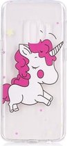 Samsung Galaxy S9 - hoes, cover, case - TPU - Transparant - Unicorn