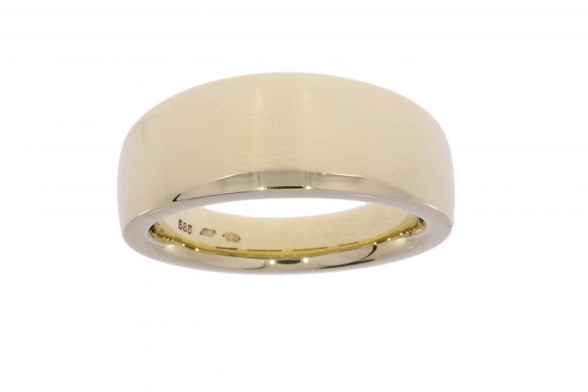 Verlinden Juwelier - Ring - Dames - geel gouden - 14 karaat - maat 17,75 - 9,3 gram