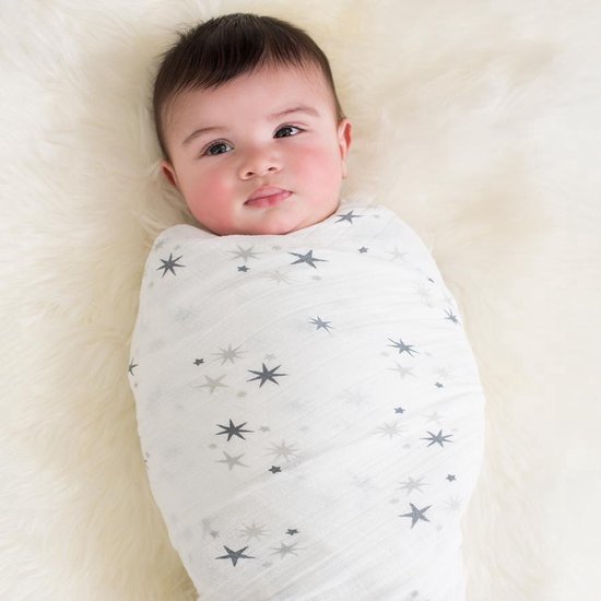 Aden + Anais Inbakerdoek Swaddle Twinkle Twinkle 4pack