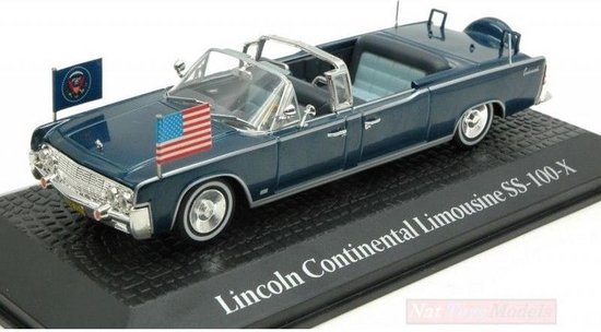 Lincoln Continental Limousine SS-100-X 1963 - Atlas 1:43 | bol.com