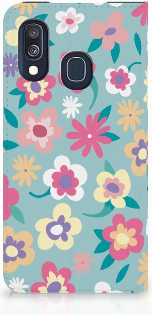 Samsung Galaxy A40 Smart Cover Flower Power