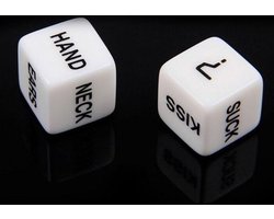 Sex Dobbelstenen - Black and White Edition! - Erotisch Spel / Kamasutra Spel - Sex Dice - Wat is jouw ultiem verlangen?