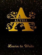 Alyssa Learn to Write