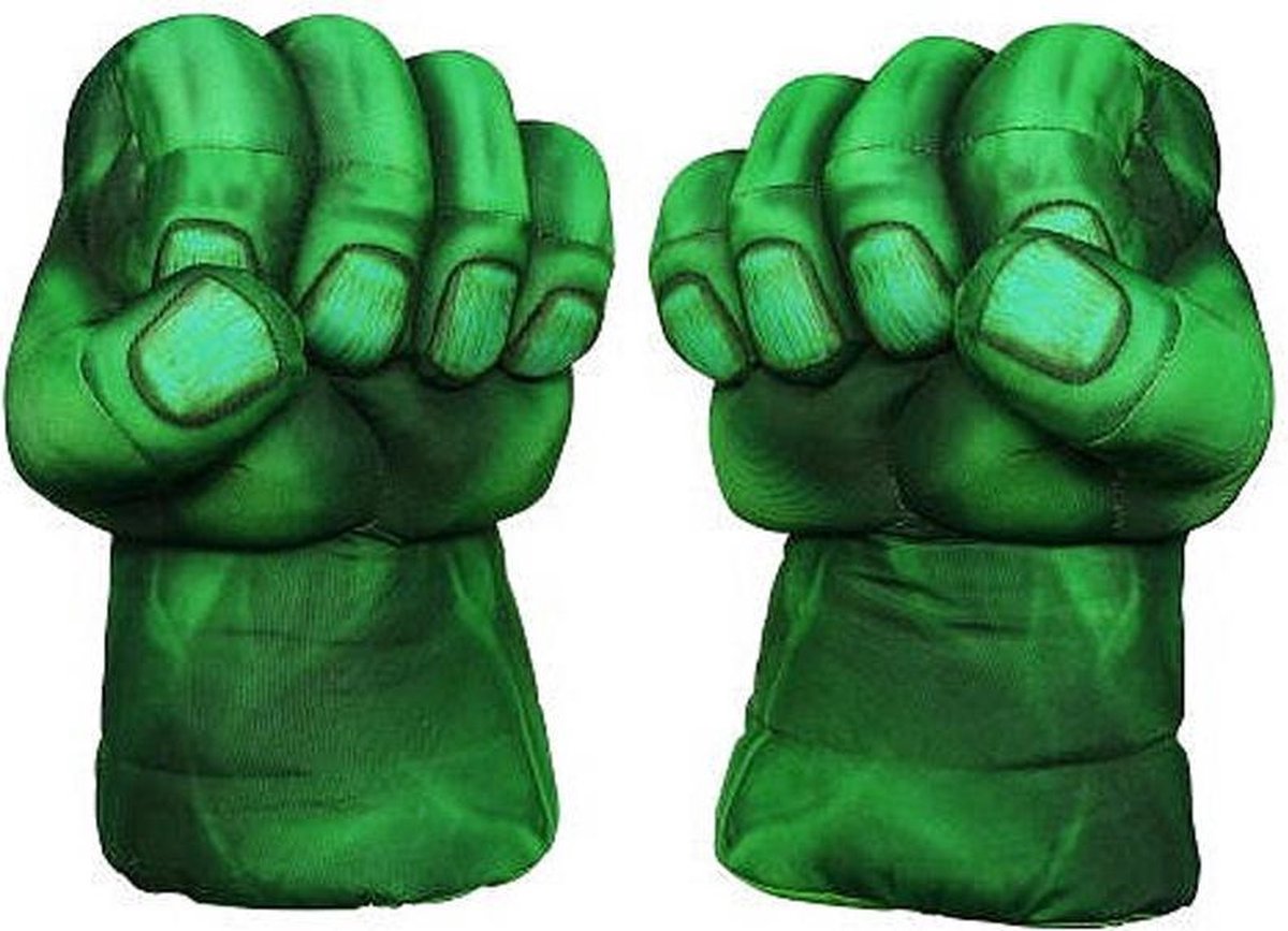 Pluche Hulk Handen/Vuisten - Hulk smash hands 25cm | bol.com