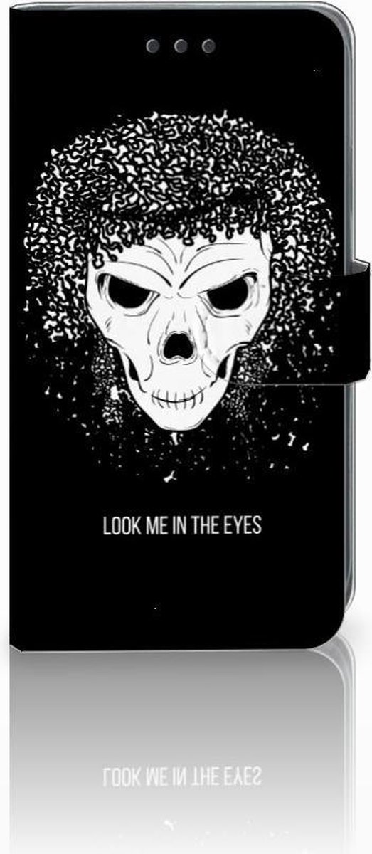Telefoonhoesje met Naam Apple iPhone Xr Skull Hair