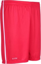 VSK Fly Voetbalbroekje Rood-Wit-XL