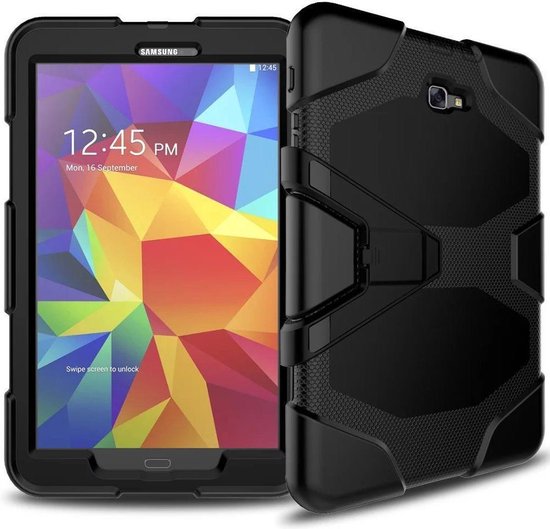 Survivor Tough Shockproof Full Body Coque noire Samsung Galaxy Tab A 10.1  pouces T580 T585 | bol.com