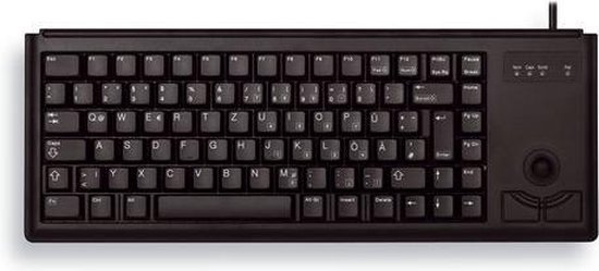 CHERRY Compact-Keyboard G84-4400 – Toetsenbord – PS/2 – VS – zwart