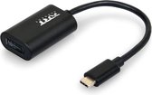 Port Designs 900127 tussenstuk voor kabels USB Type-C Display Port Zwart