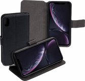 MP case zwart book case style voor Apple iPhone Xr wallet case hoesje