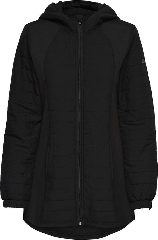 Only Play Hills Hooded Long Jas Dames Jas Maat XS Vrouwen zwart