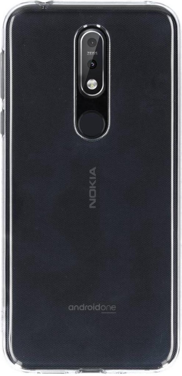 Clear Backcover hoesje voor Nokia 7.1 - Transparant