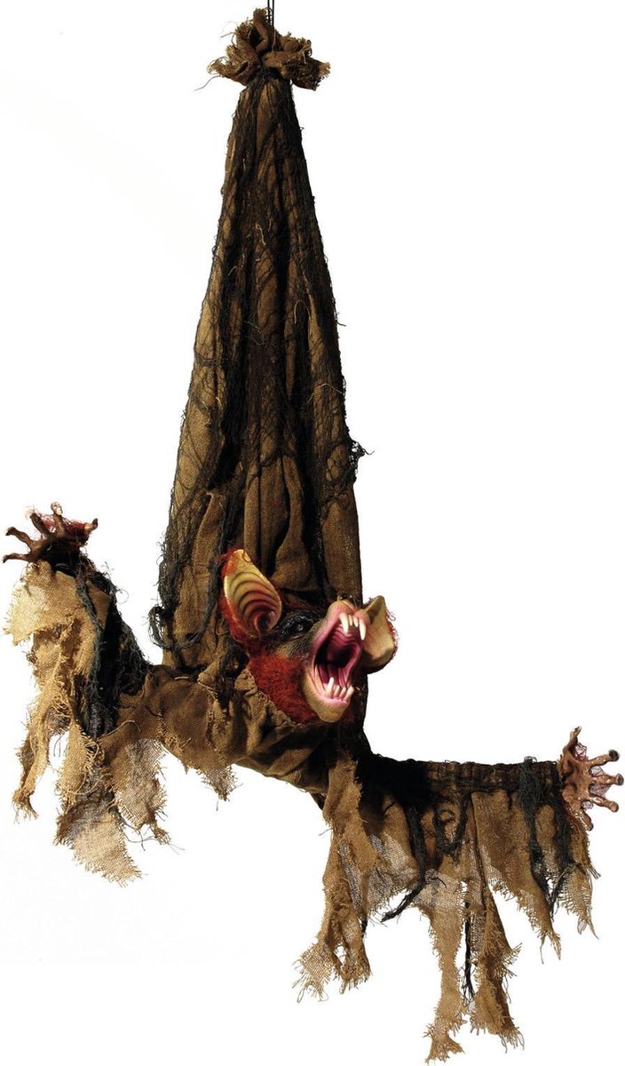 Europalms - Halloween - Decoratie - Versiering - Accesoires - figuur BAT animated 95cm