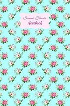 Summer Flowers Notebook