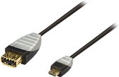 Bandridge USB Micro B OTG adapter - USB2.0 - 0,20 meter