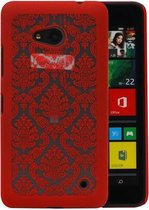 Microsoft Lumia 640 - Brocant Hardcase Hoesje Rood